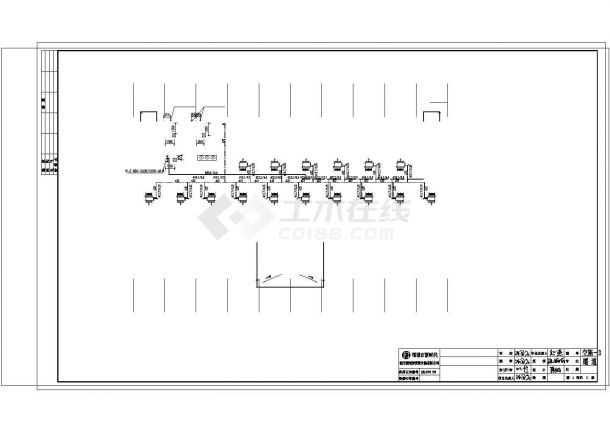 邹城市宏瑞商务中心水暖电设计、结构设计全套图纸-图二
