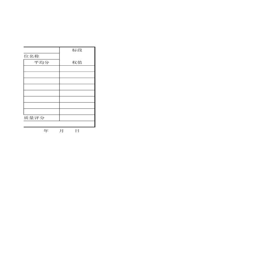 建设项目或标段质量检验评定表（样表）-图二