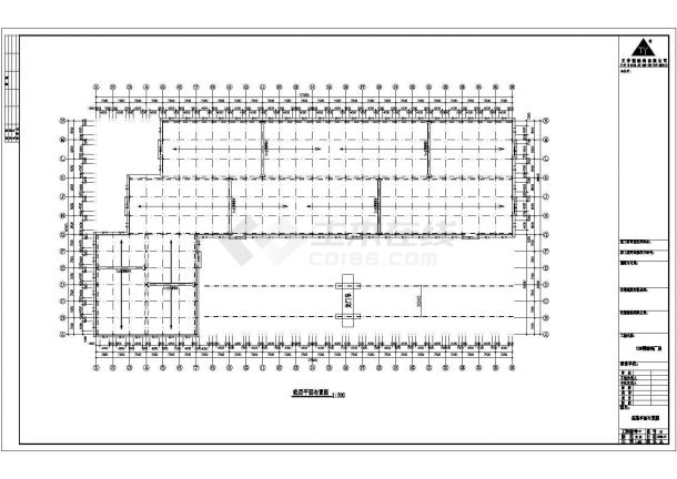 钢结构设计_某公司12#厂房工程CAD图-图二