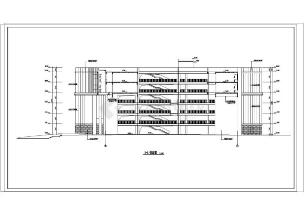 某地区教学楼建筑大样cad图-图一