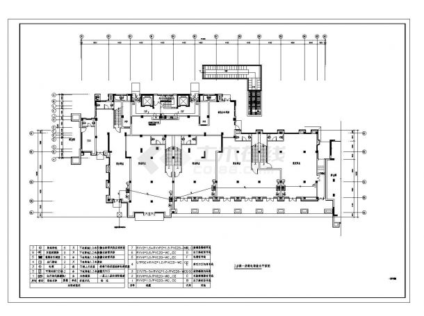 某市楼房结构布置CAD规划详图-图一