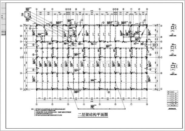 钢结构设计_某五层电子综合楼框架结构施工CAD图-图一