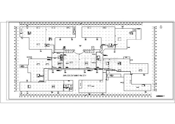 地下汽车库电气施工CAD详细参考图-图一