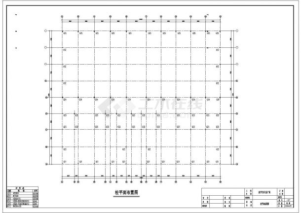 钢结构设计_汽车店的结构设计CAD图-图一