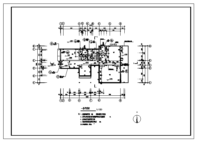 317平方米二层豪华现代别墅建筑施工cad图，共十一张_图1