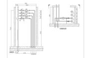 典型散热器安装及埋管设计cad标准图（标注详细）
