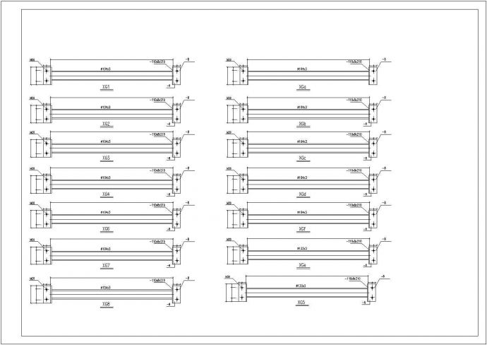 钢结构设计_某市钢结构多层超市施工CAD图_图1