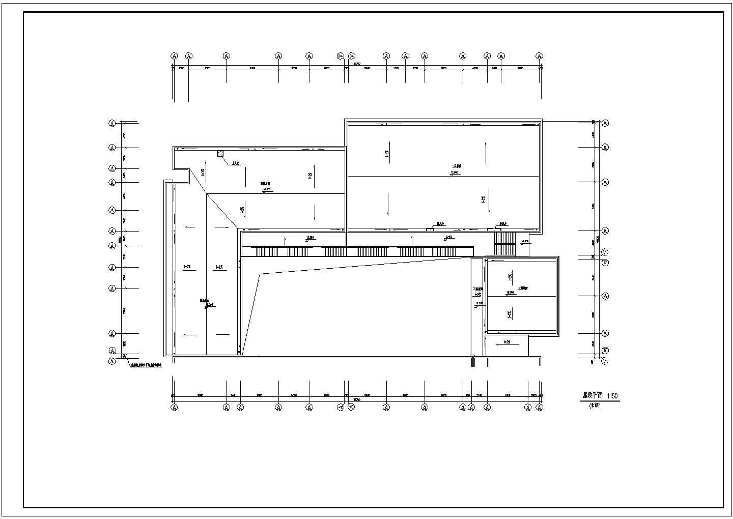 某小学多层教学楼设计cad建筑方案图(含总平面图)