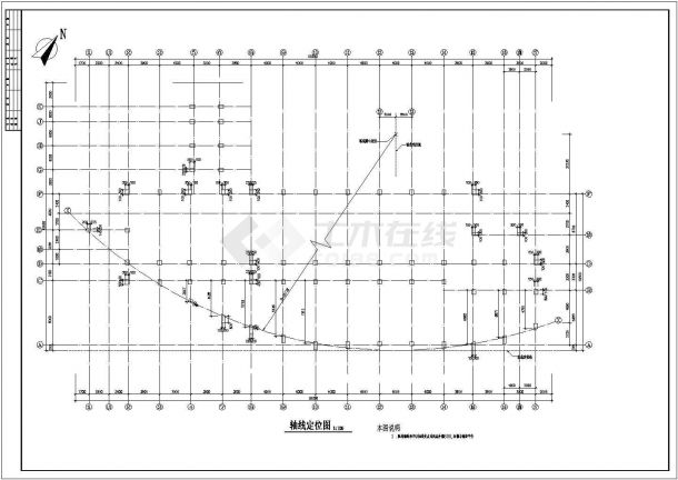 某五层框架结构中学图书综合楼设计cad全套建筑施工图（含设计说明）-图二