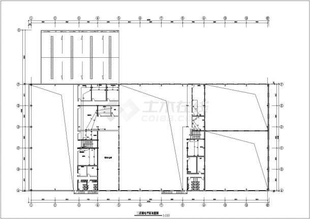 两层建筑电力电气CAD参考图-图二