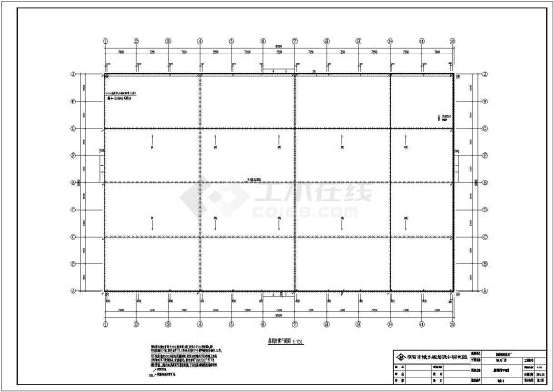 涡阳家具车间电气设计cad施工图纸-图一