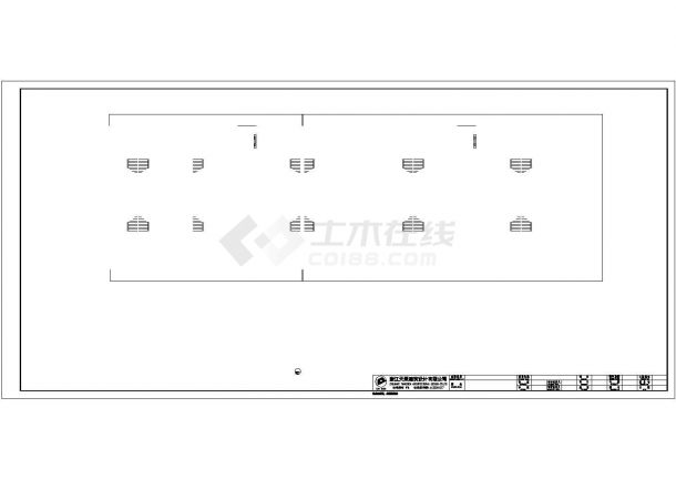 安徽某商贸中心六层商住楼全套建筑设计cad施工图纸-图一