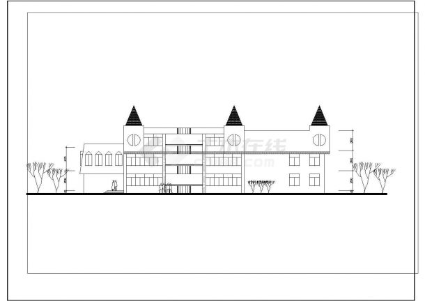 3层3900平米幼儿园设计方案图-图一