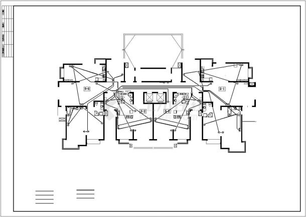 某南方高层住宅电气cad大样详图-图一