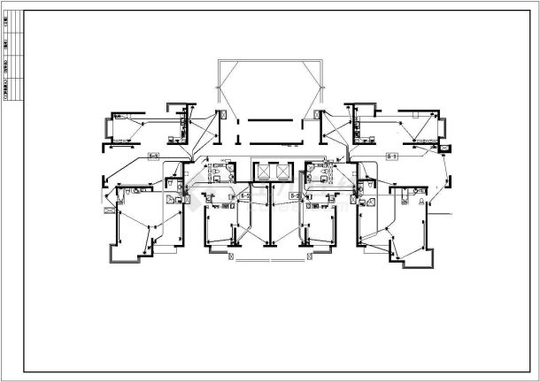某南方高层住宅电气cad大样详图-图二