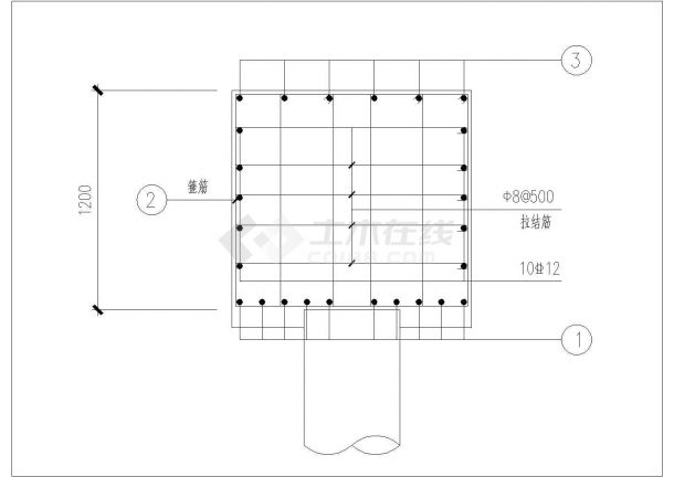 [广东]两层框架结构别墅结构施工图-图一