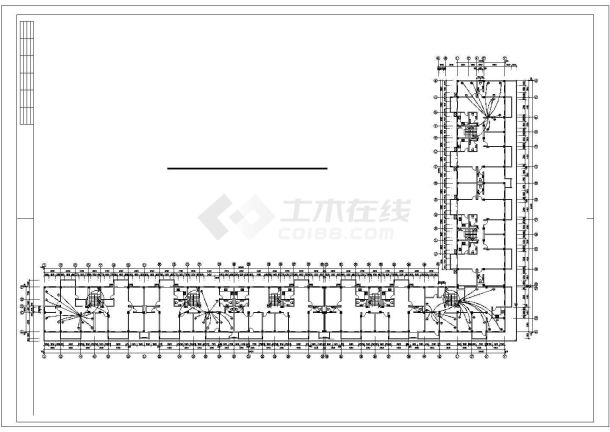  某6层商住楼电气设计CAD参考图-图一