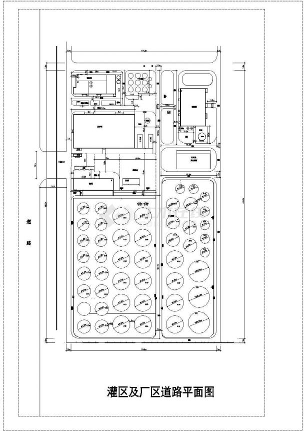 江苏省某厂区给排水与电缆沟设计cad施工图纸-图二