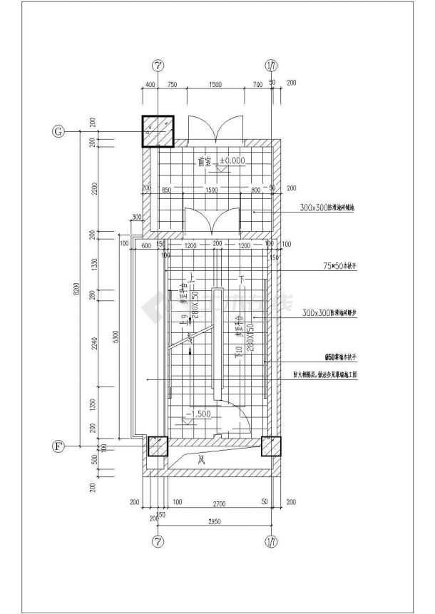 4310#楼梯栏杆详图建筑全套cad图，含效果图-图一