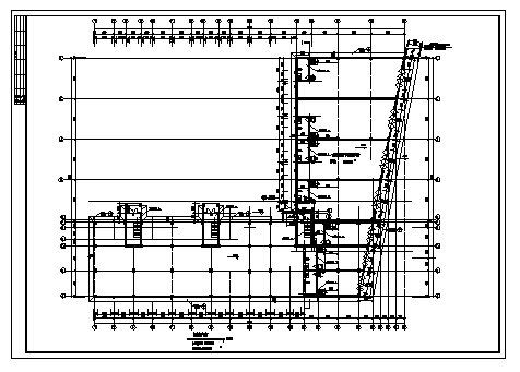 4696平方米六层住宅建筑施工cad图(带架空设计，共十八张)-图一