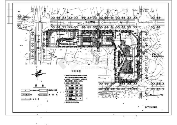 某现代标准电力局规划建筑设计详细施工CAD图纸-图一