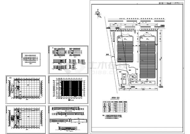 厂房设计_某现代标准厂房大厦建筑方案详细设计施工CAD图纸-图一