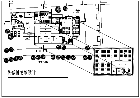 北京民俗博物馆平面图图片