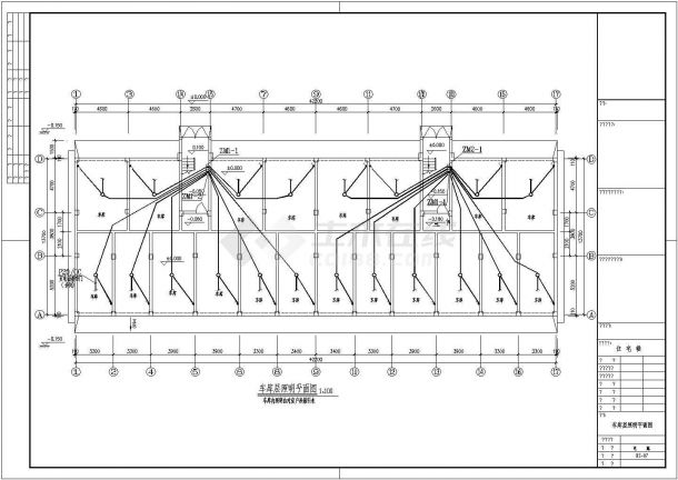 多层住宅电气设计CAD图纸，共11张-图一