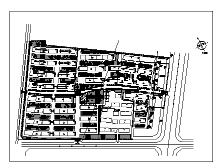 某五层经济适用房小区规划设计cad图(含总平面图)