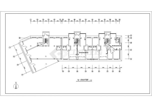 多层8#,9#住宅电气施工全套CAD图纸-图二