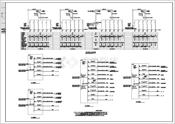 某20层商住楼配电设计cad全套电气施工图纸（含设计说明，含弱电设计）-图二