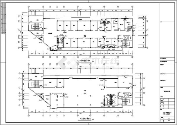 6层3889.14平方米医院病房综合楼给排水施工图（含设计说明）-图二