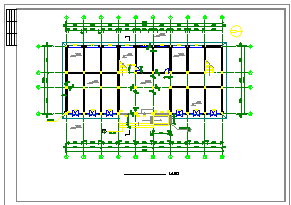 四层框架办公楼建筑结构施工图-图二