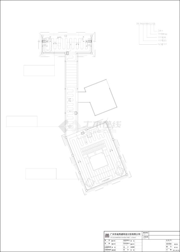 某地首层建筑暖通系统图纸-图二