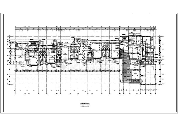 万科金域蓝湾小区三层幼儿园建筑设计施工图-图二