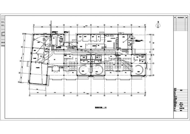 幼儿园电气设计方案图纸（cad，13张图纸）-图二
