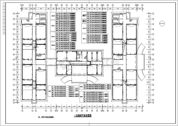 六层大型教学楼电气设计施工图纸-图一