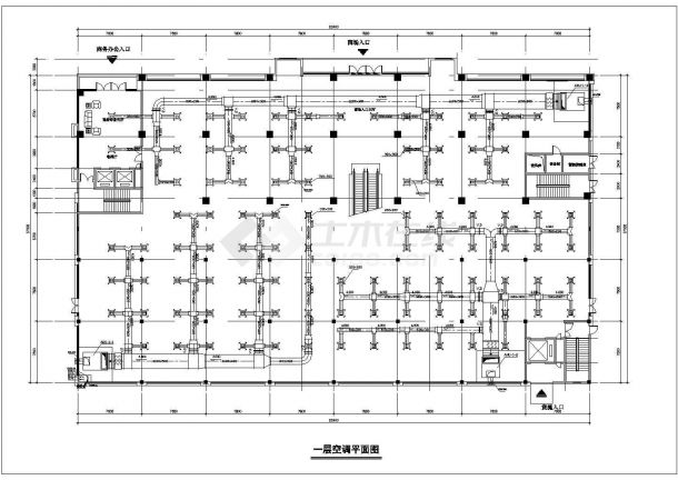 小型商业办公综合楼空调自控系统设计施工图-图二