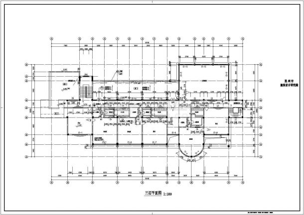 九班幼儿园建筑方案设计（CAD）-图一
