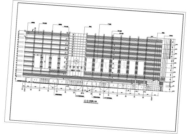 某大型多层商场建筑设计cad全套施工图纸（甲级院设计）-图二