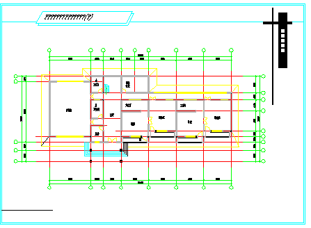 某广场幼儿园（二层砖混结构，982㎡）设计cad全套建筑方案图（含设计说明，含效果图）-图二