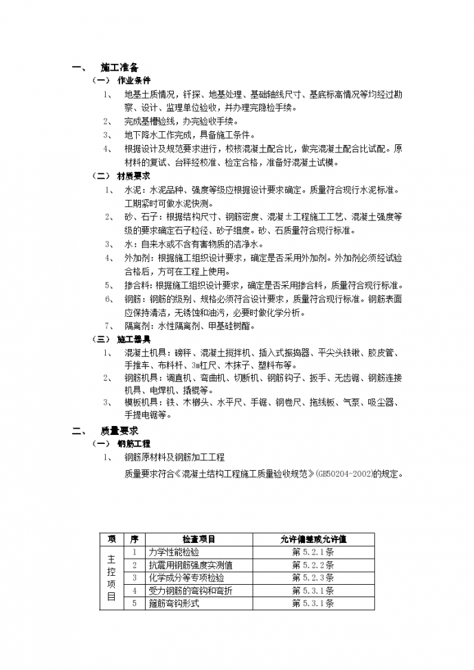 郑州某炼钢厂箱型基础工程施工组织设计方案_图1