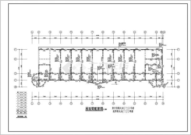混土教学楼结构钢结构CAD施工图-图二