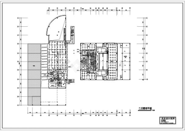 商贸大厦电气施工图1CAD图纸-图二