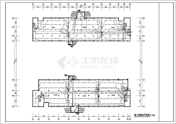 17289㎡高等学校五层教学楼完整电气施工图纸-图一