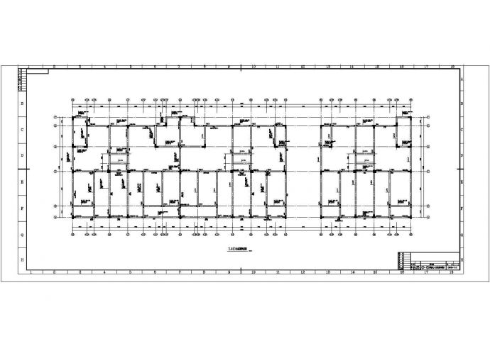 异型柱框架结构综合楼结构图，含设计说明_图1