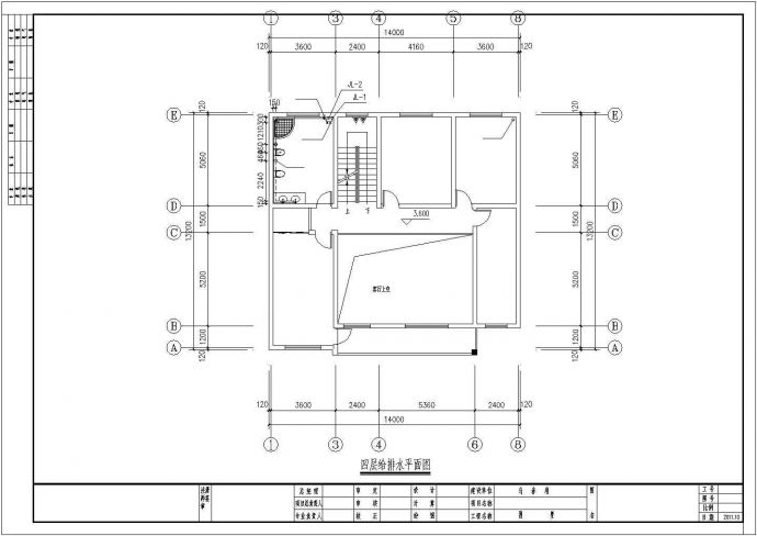 某别墅水暖设计施工CAD图_水暖设计_图1
