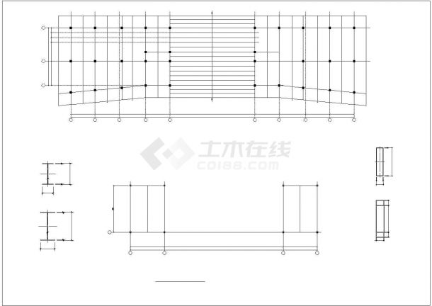 教学楼工程结构设计CAD施工图-图二