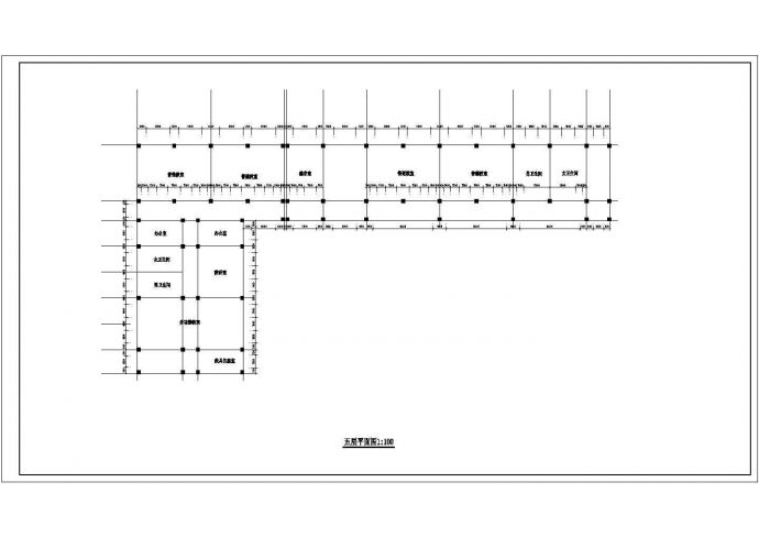 【毕业设计】5层4200平米中学教学楼（计算书、施组、建筑、结构图）_图1
