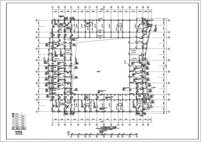 某框架教学楼结构钢结构CAD施工图_图1